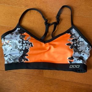 Lorna Jane floral orange Sports Bra